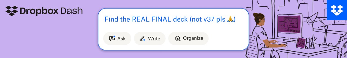 Dropbox company banner